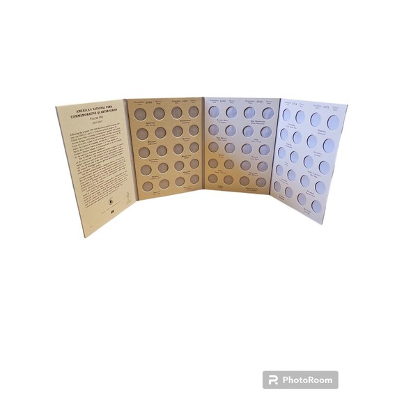 Littleton Coin Folder LCF42 National Park Quarter #1 2010-2015 P&D Book  25 cent - Picture 2 of 3